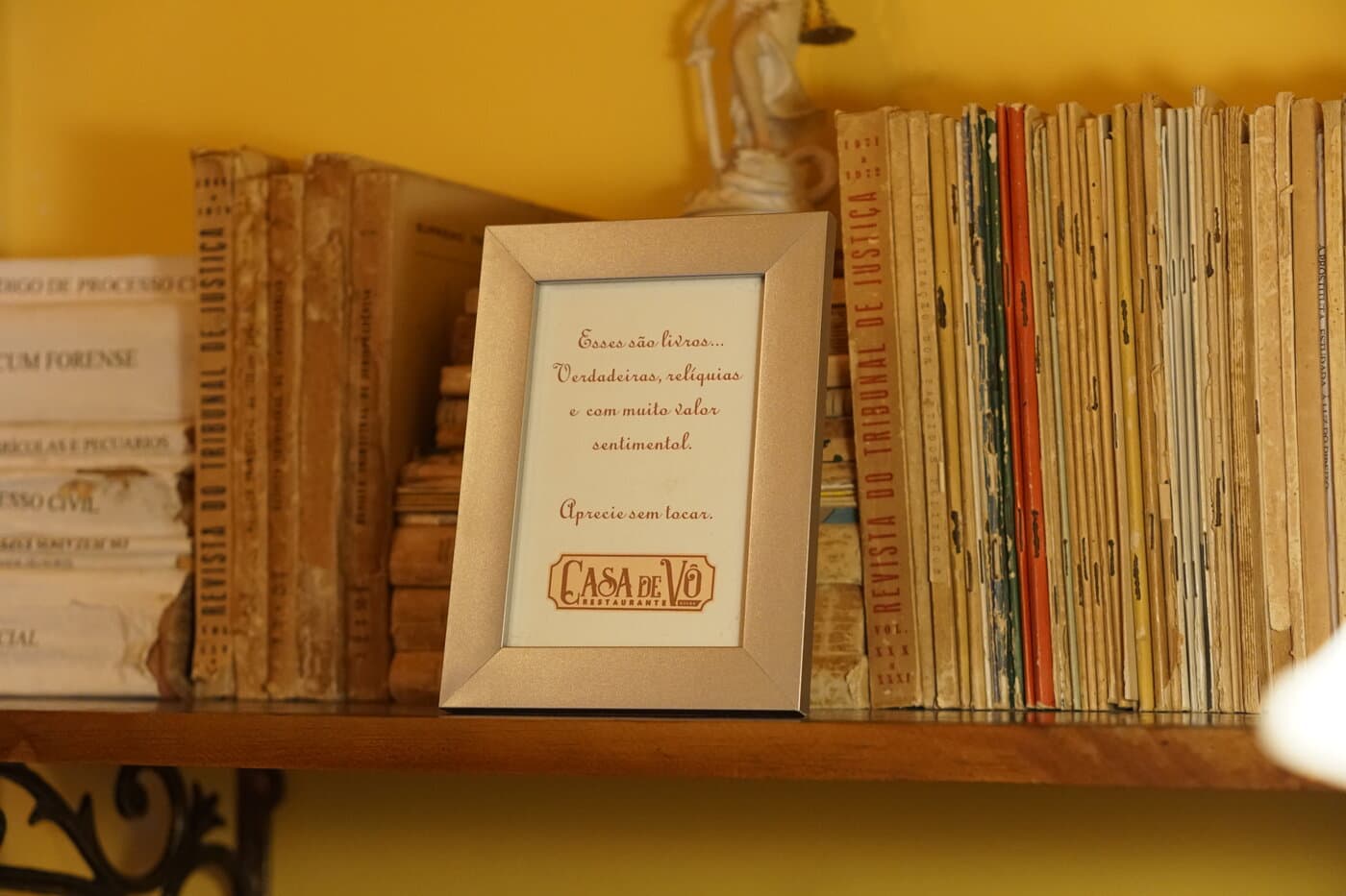Detalhe da adega do Casa de Vô